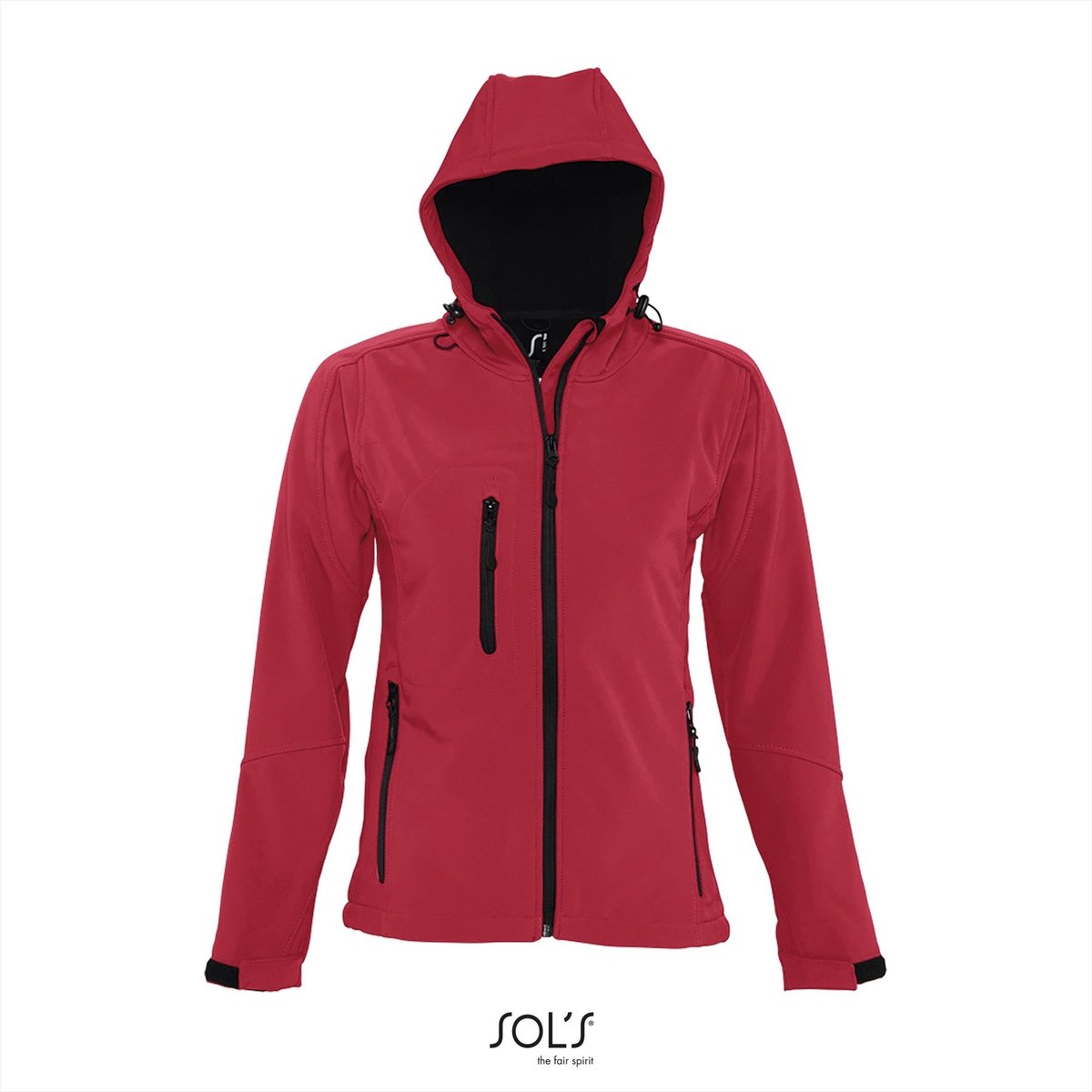 SOL'S Women´s Hooded Softshell Jacket Replay L849 - Pepper Red - XL