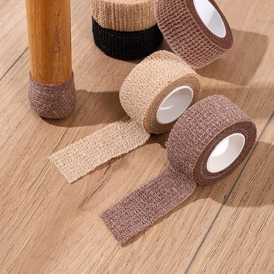 Abeillo 93 stuk Anti Slip Stootkussen Zelfklevend, Anti Slip Rubber Mat voor Meubilair, Ronde Rechthoekige Meubilair Slipremmers voor Meubelvoeten Stoelpoten, Banken enz. (8 grootte, 5mm dikte