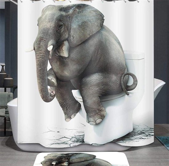 Momooda Opvouwbare douchegordijn waterdicht gewicht van linnen, magneet, spatwaterbeschermd, snelsluiting, douchegordijn anti schimmel, beige, 120x200cm