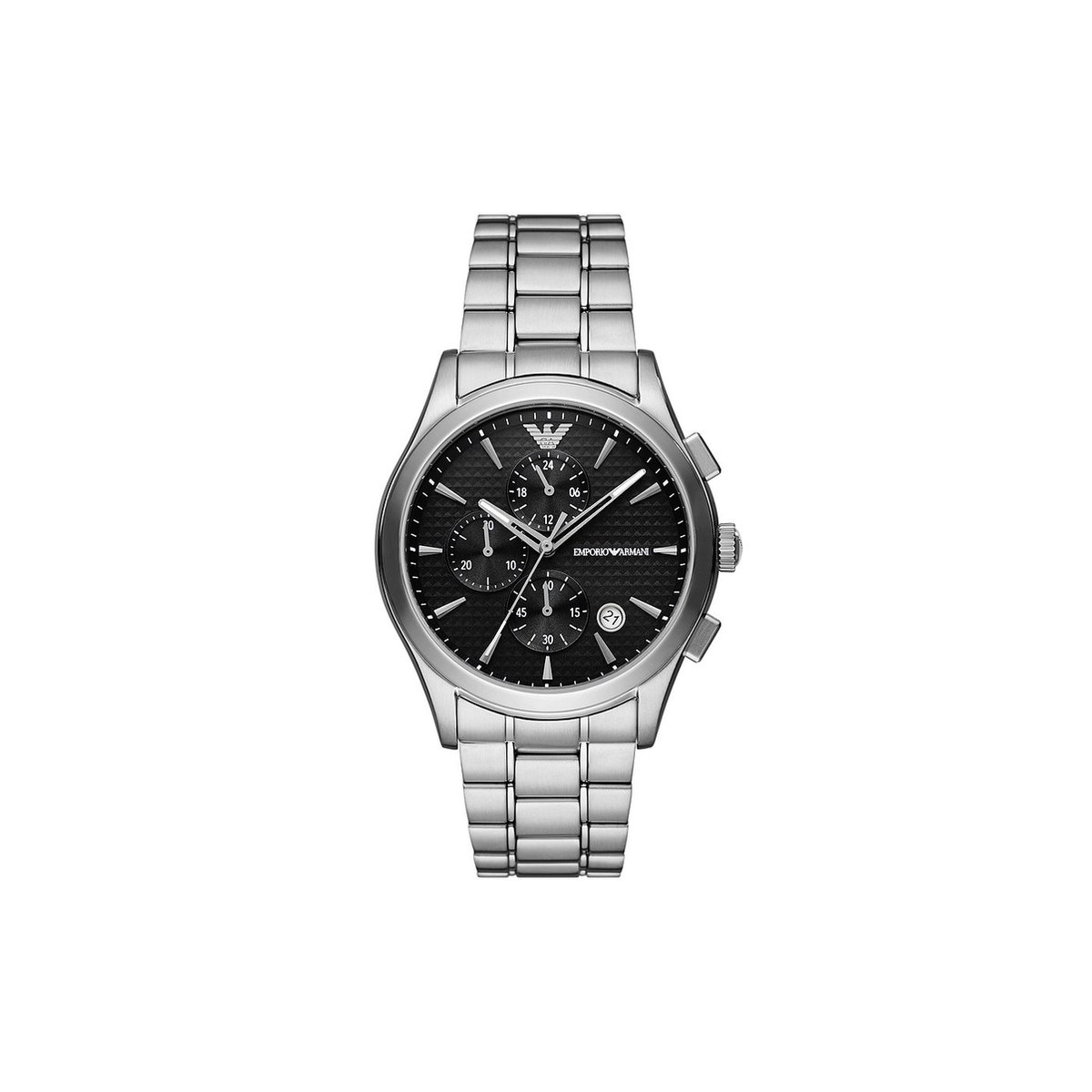 Emporio Armani Paolo AR11602 Horloge - Staal - Zilverkleurig - Ø 42 mm