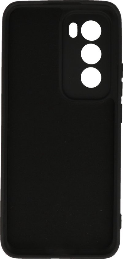 Coque adaptée pour OPPO Reno 12 5G – Coque arrière Fashion – Coque en Siliconen – Zwart
