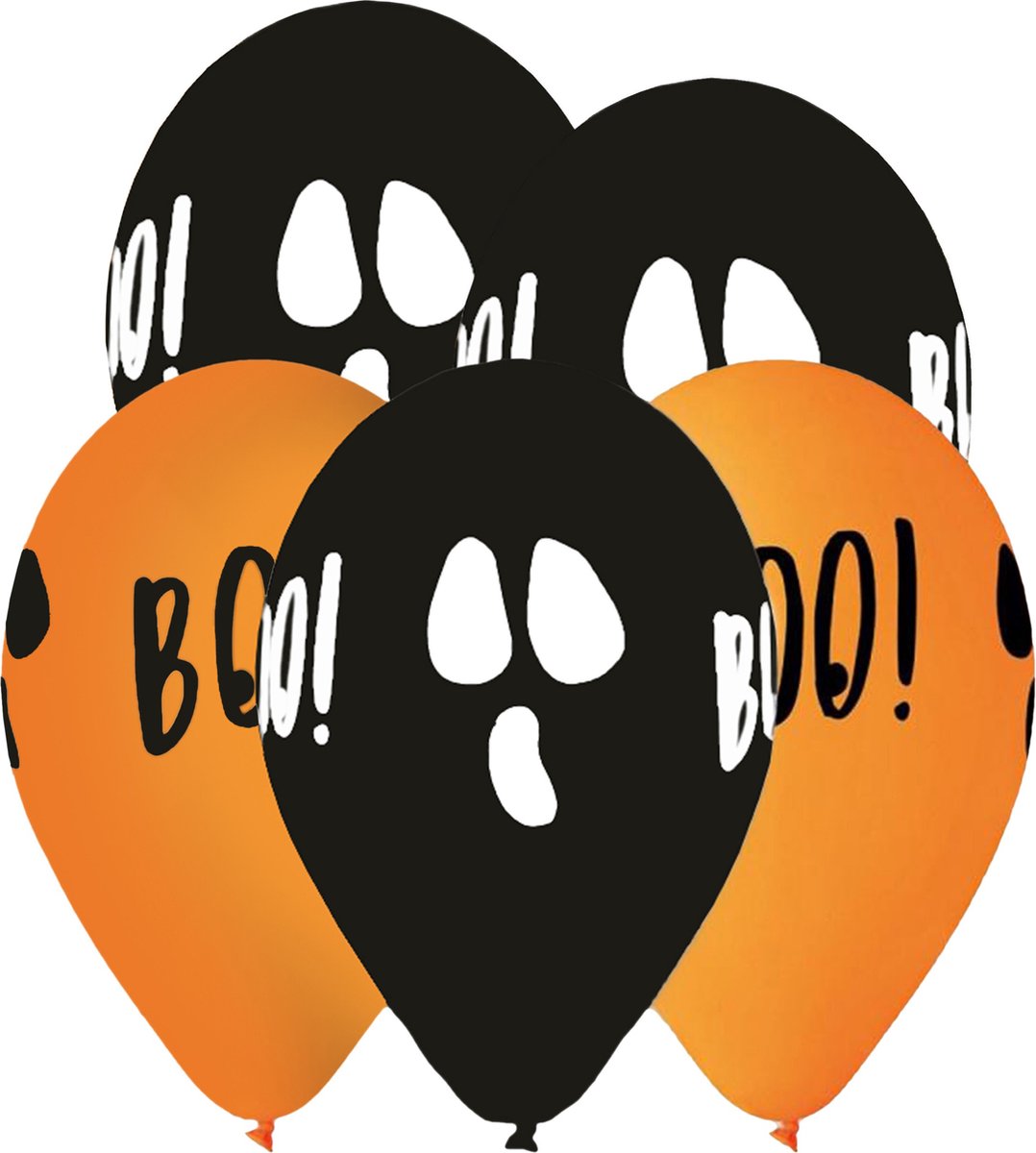 Halloween-ballonnen, set van 33 cm latex ballonnen / 5 stuks