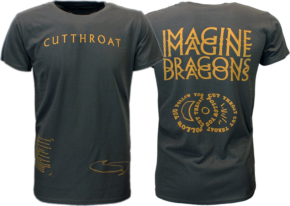 Imagine Dragons Cutthroat Symbols T-Shirt - Officiële Merchandise - L