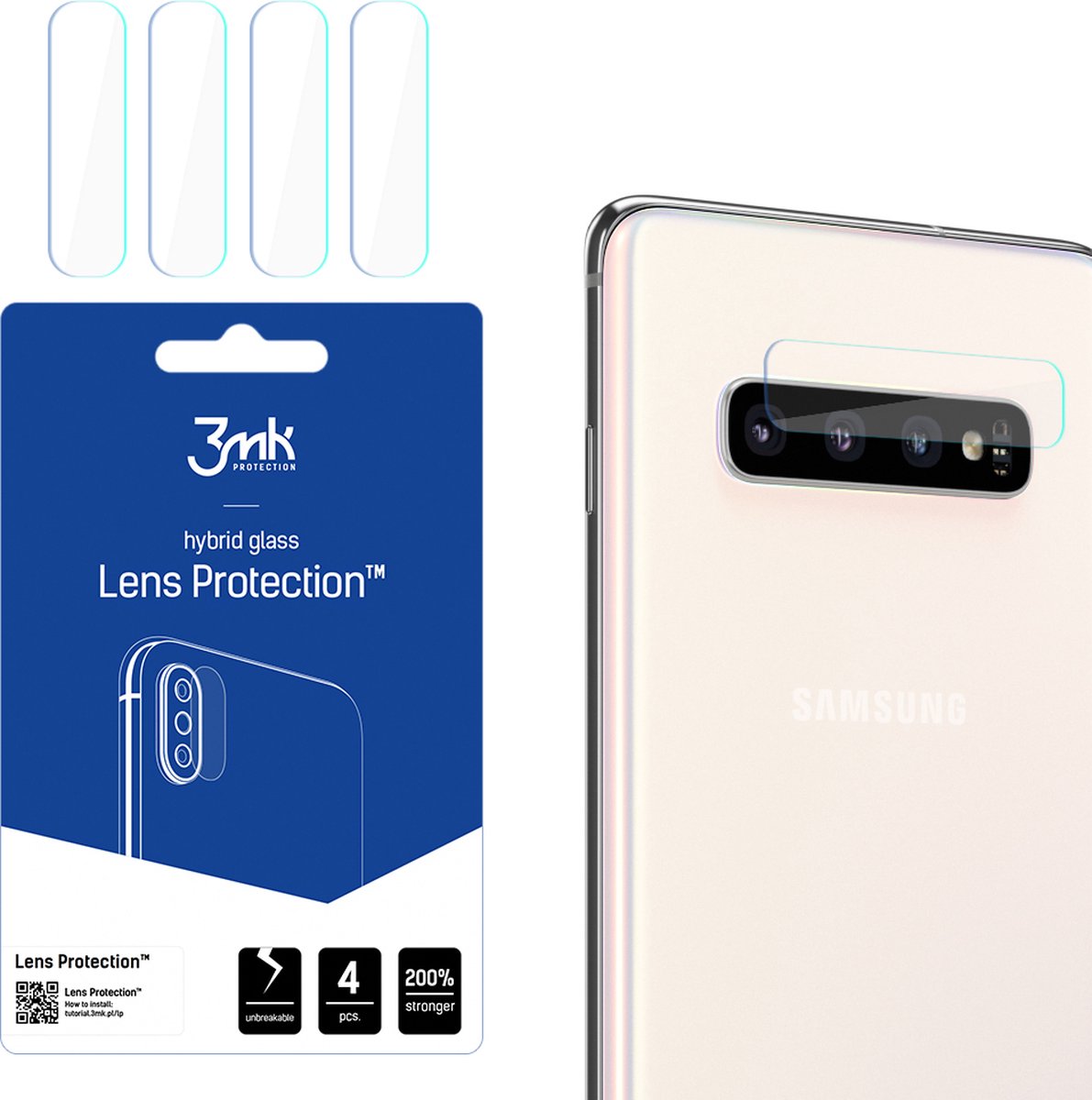 Samsung Galaxy S10 Plus - 3mk Lens Protection