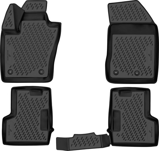 Tapis de sol en caoutchouc XTR pour Fiat 500X 09/2014 - Aujourd'hui