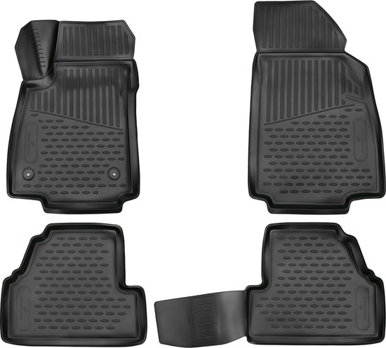 WALSER XTR rubberen voetmatten compatibel met Nissan Qashqai