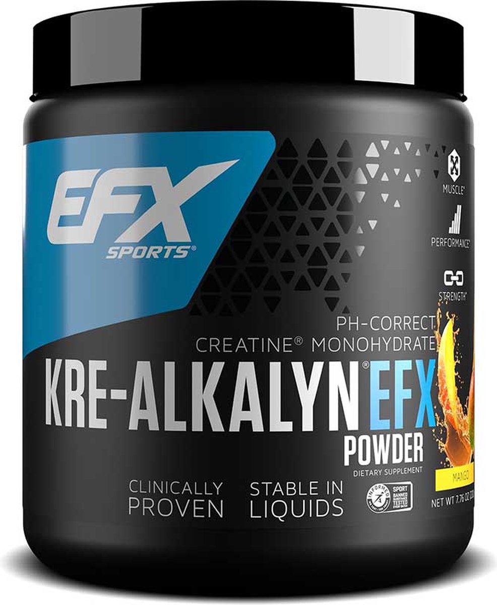 Goedkoopste Kre-Alkalyn EFX Powder 110gr Mango