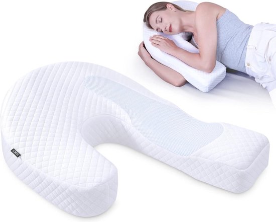 Oreiller De Voyage Cervical En Mousse à Mémoire De Forme 4D - Confort Collection