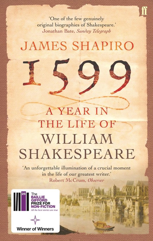 1599 Year In Life Of William Shakespeare - cover