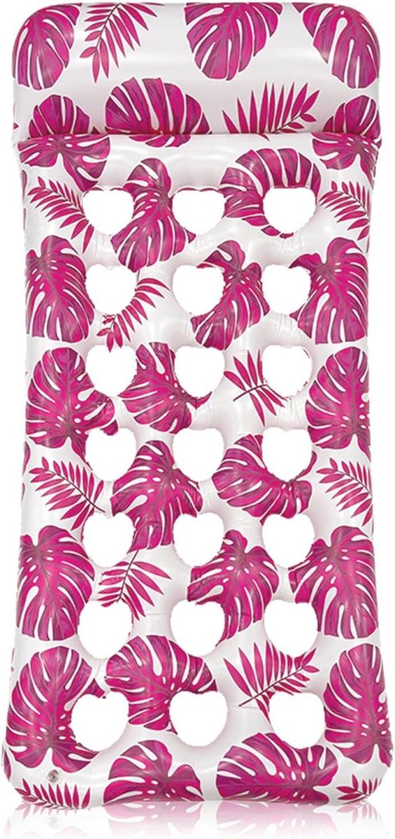 Opblaasbare zwembadhangmat voor volwassenen - 4 in 1 opblaasbare zwembadligstoel - met hoofdsteun - PVC water drijvende hangmat - 70 x 39 inch - Lilo drijft vlotten - Zwembad drijvende stoel waterhangmat