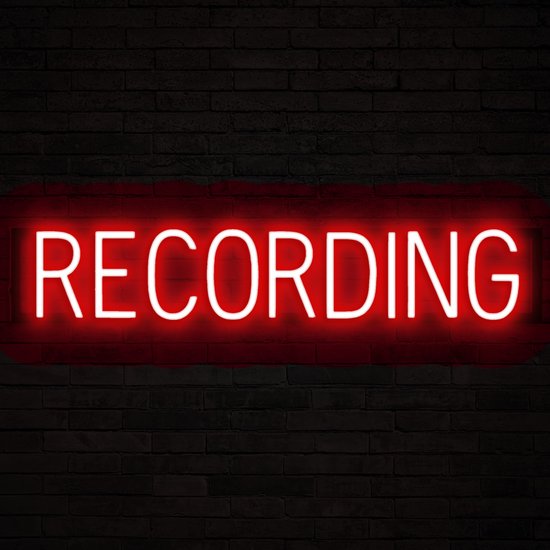 ENREGISTREMENT - Néon publicitaire Enseigne Néon LED éclairée | SortBrite | 83,63 x 16 cm | 6 modes de gradation et 8 animations lumineuses | Éclairage au néon pour panneaux publicitaires