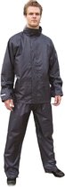 Grote maten zwart All Weather regenpak voor volwassenen XXXL