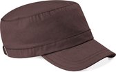 Casquette militaire Beechfield Marron