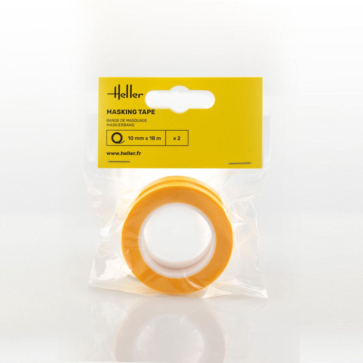 Heller Tape - 99013 Hobby Maskingtape 10 mm x 18 m - 2 stuks Tape