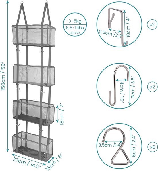 Gohytal Hangende organizer voor camping, hangende organizer