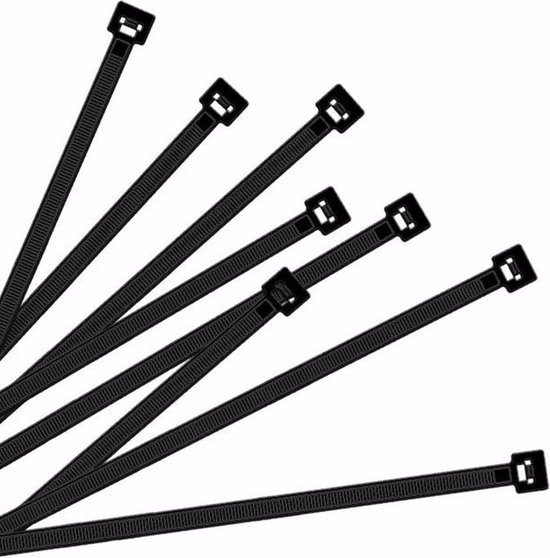 Tyraps zwart per 100 stuks online bestellen