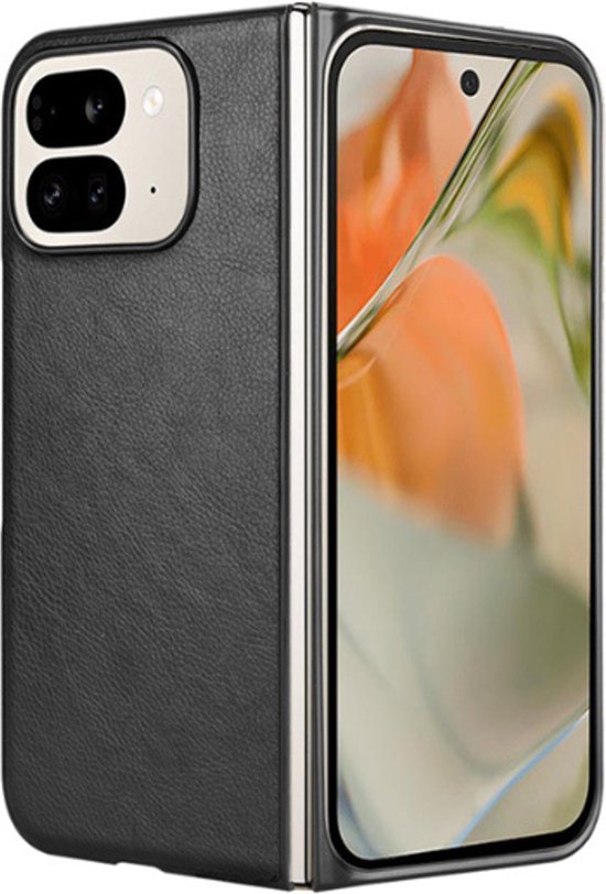 NIFBANG Leren Hoes Google Pixel 9 Pro Fold - Met Vingerhouder & 360° Draaistandaard