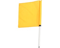 Gele hoekvlag set van 4