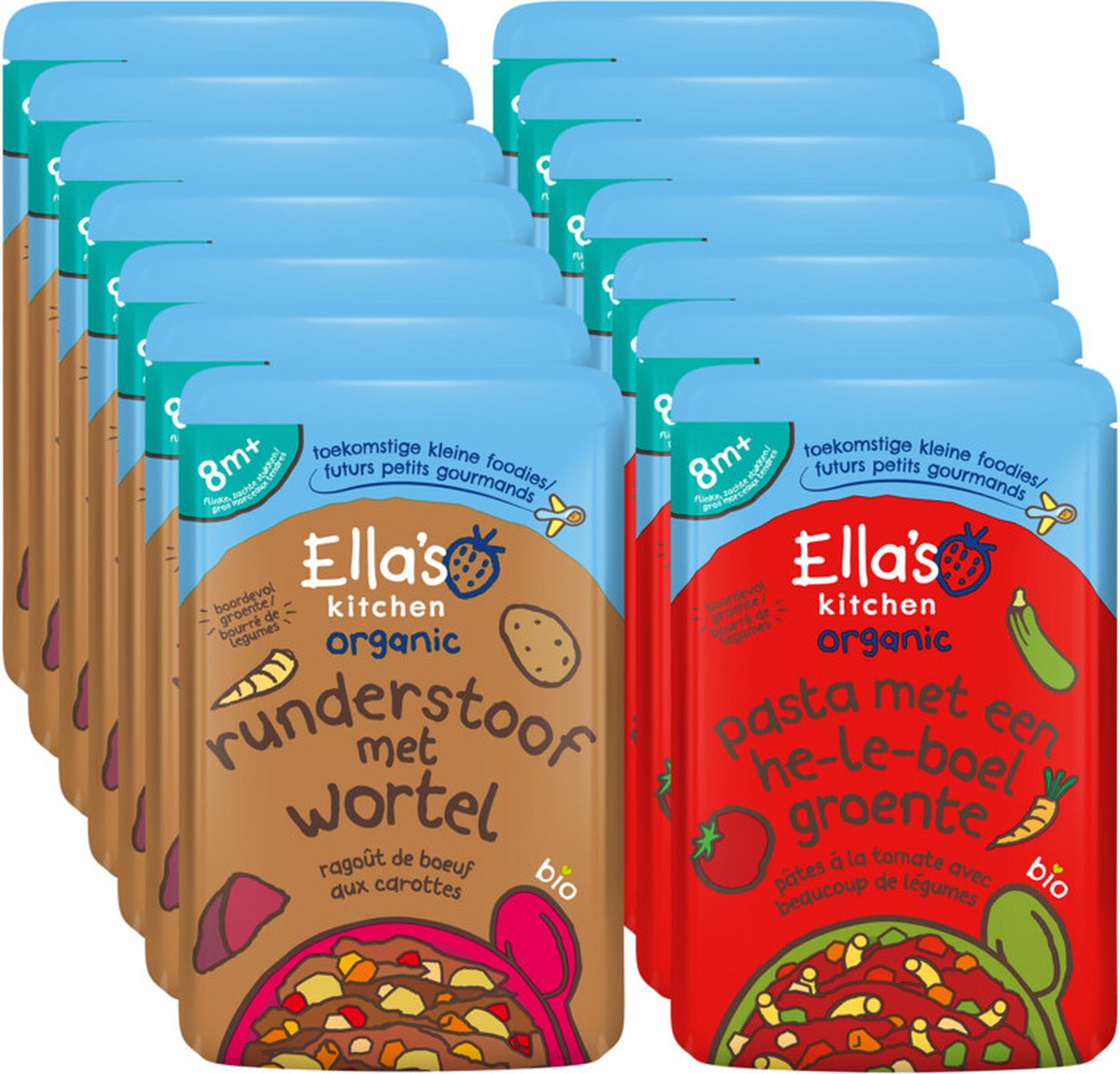Goedkoopste Ella's kitchen 8 Maaltijden Pakket
