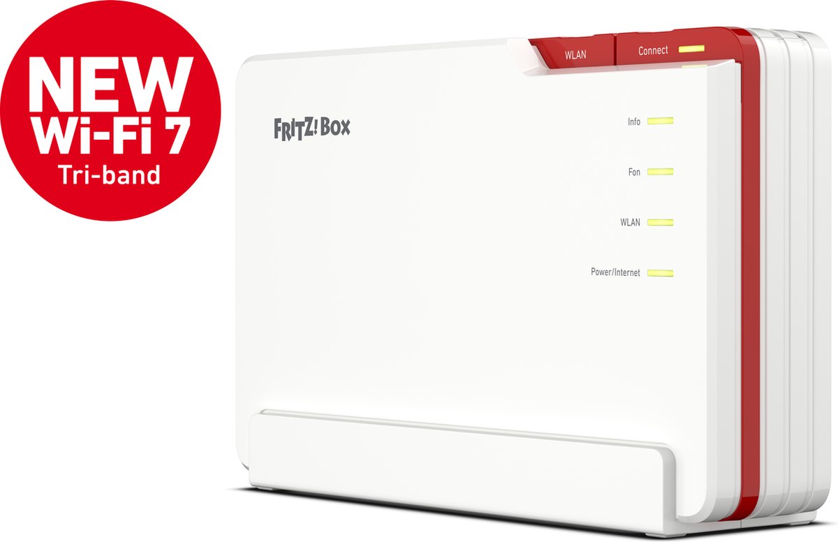 FRITZ!Box 5690 Pro - Draadloze Router - WiFi Versterker - WiFi 7 - Tri-Band - 2.5 Gbps – foto 4