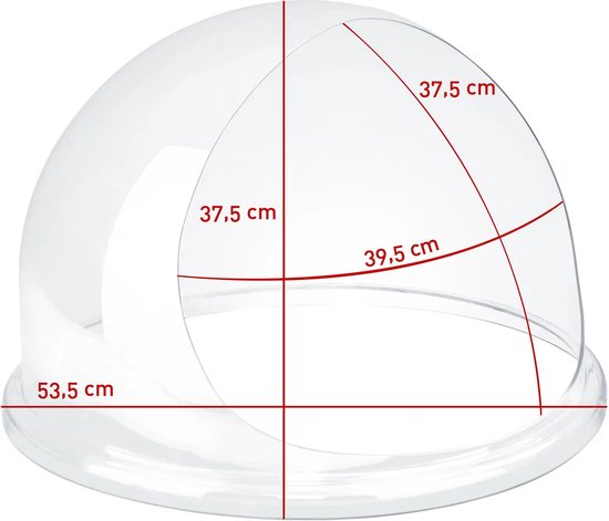 Spatscherm - 52 cm - Royal Catering — afbeelding 3