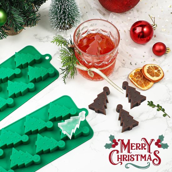 Karen Davies Siliconen Mal - Rieten Kerstbomen