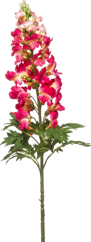Emerald - Kunstbloem Leeuwenbek 92cm fuchsia - Kunstplant voor binnen