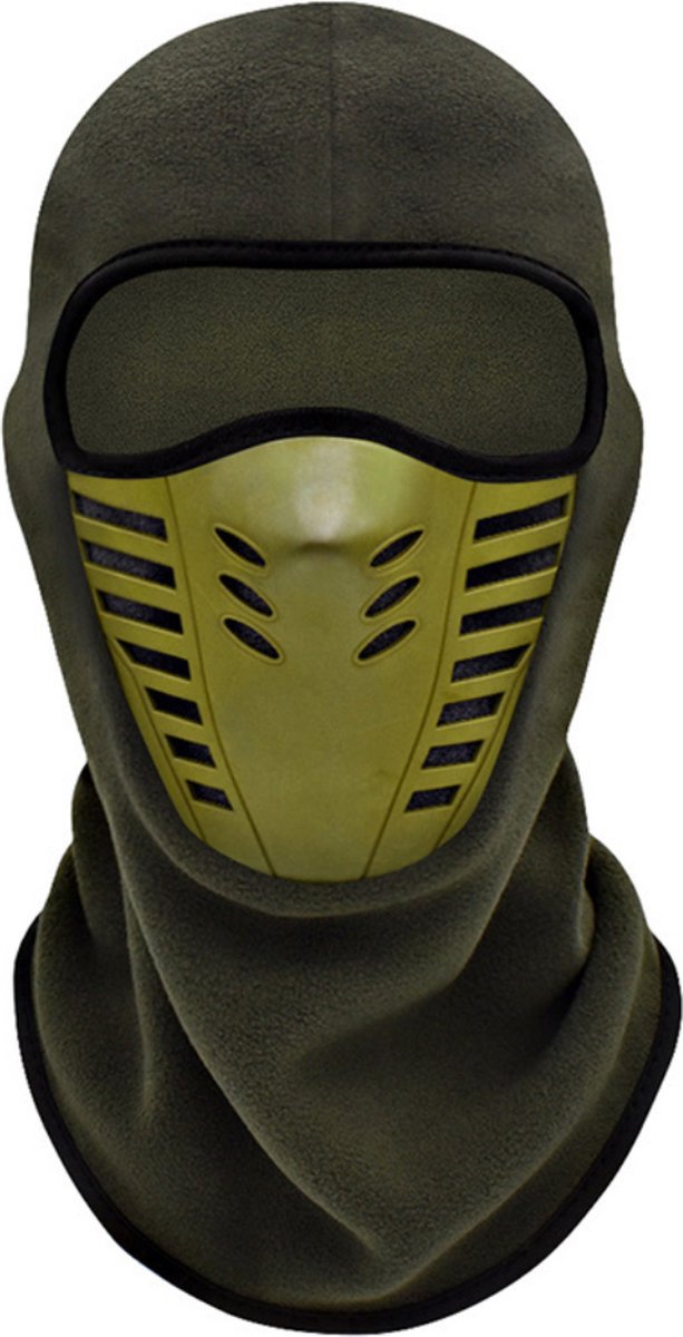 Bovista Ski Mask Winter Masker Ski Masker Balaclava Bivakmuts Full Face Mask Groen