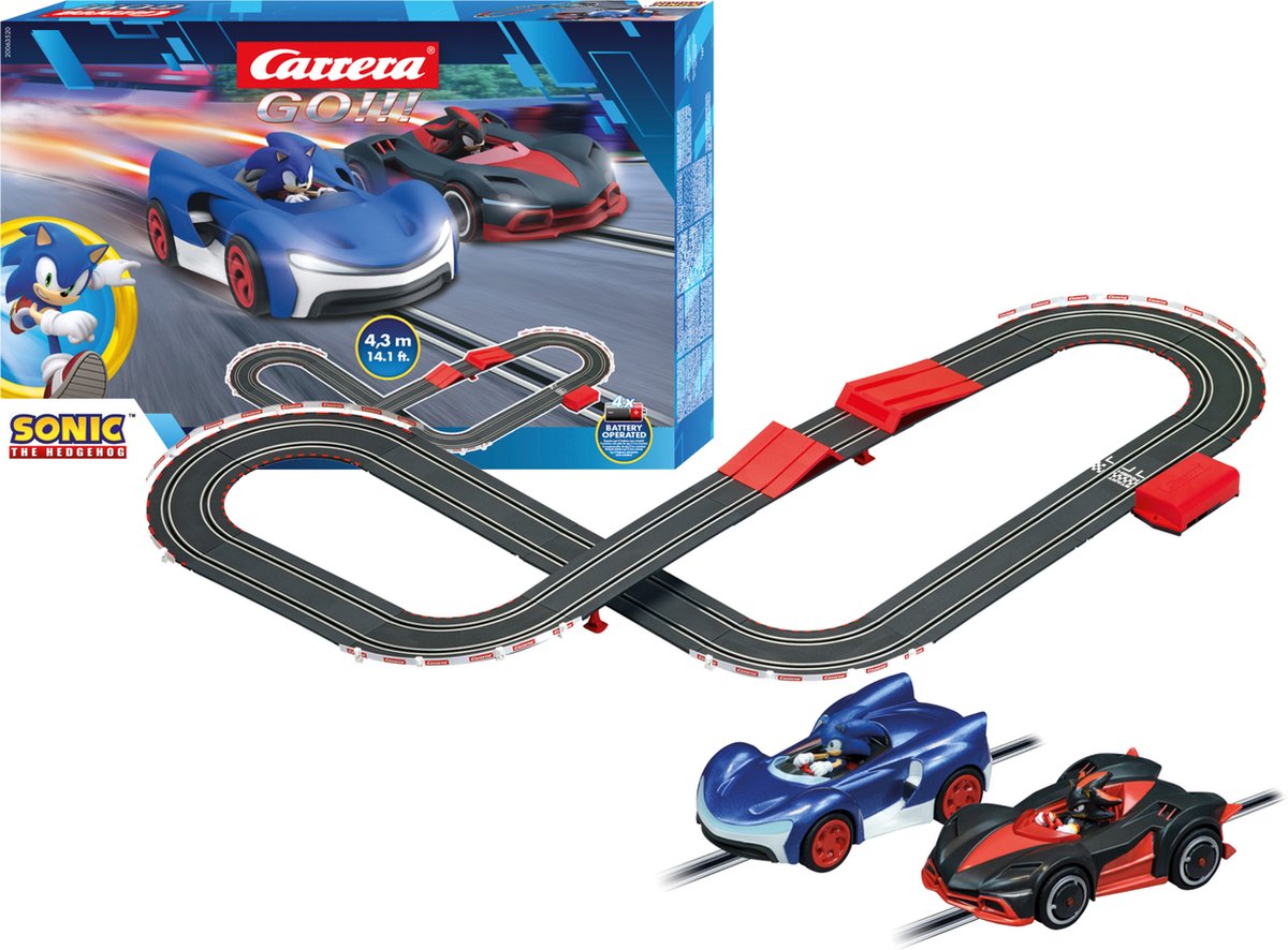 Carrera Go!!! Racebaan - GO!!! Sonic - Sonic vs. Shadow - 4,3m