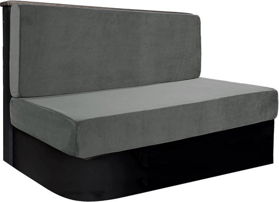 Waterdichte RV Stoelhoes Stretch Jacquard, anti-slip dinette kussen en rugleuning Covers voor Caravan Camper Sofa Anti-Slip Kindvriendelijk (Light Gray,L 130-150cm,W 65-95cm