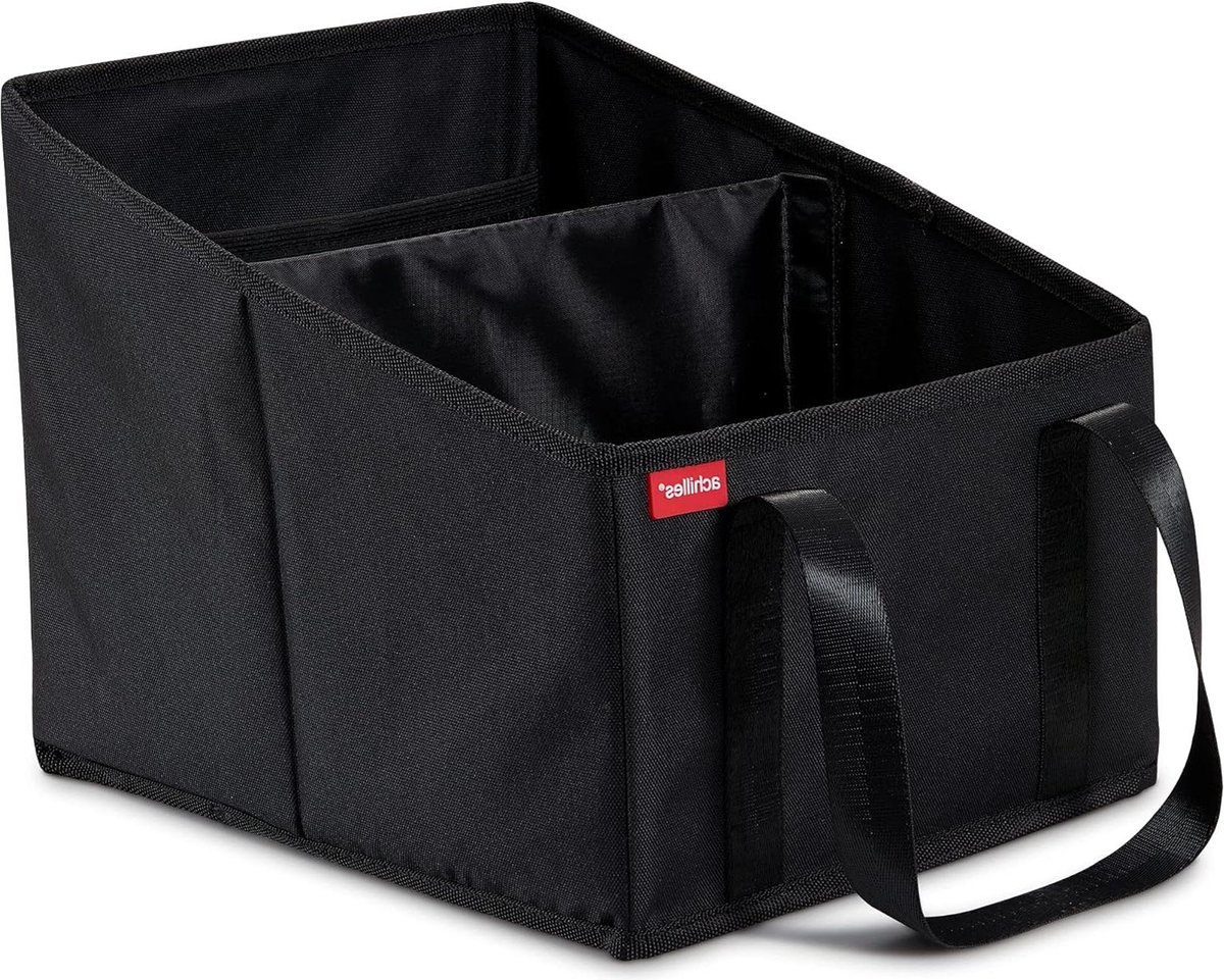 Image of Achterbankbox autostoel organizer - Opvouwbare autotas voor bijrijders - 31 x 25 x 25 cm - Zwart