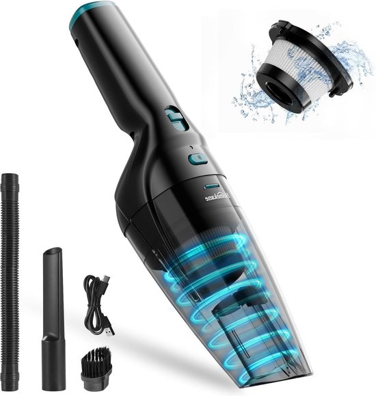Vankarr Cordless Handheld Vacuum Cleaner Powerful 16000pa Mini Handheld Vacuum Cleaner Rechargeable USB for Car Home Vacuum Cleaner Office Vacuum Cleaner