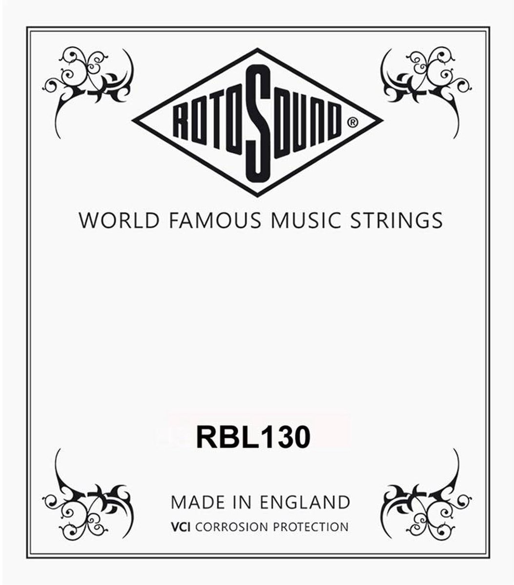 Rotosound RBL130 .130 snaar for elektrisch bass, nickel plated steel wound