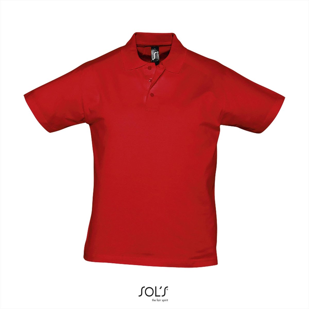 SOL'S Men´s Jersey Polo Shirt Prescott L538 - Red - M