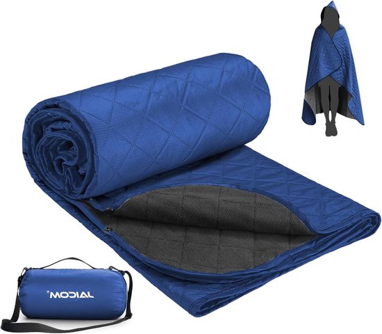 JAICOM Outdoor Decke, wasserdichte Schafwoll-Picknickdecke, 140 x 200 cm Warme Campingdecke - ideal für Outdoor, Strand, Picknick, Gymnasium, Reise, Zuhause und Sofa