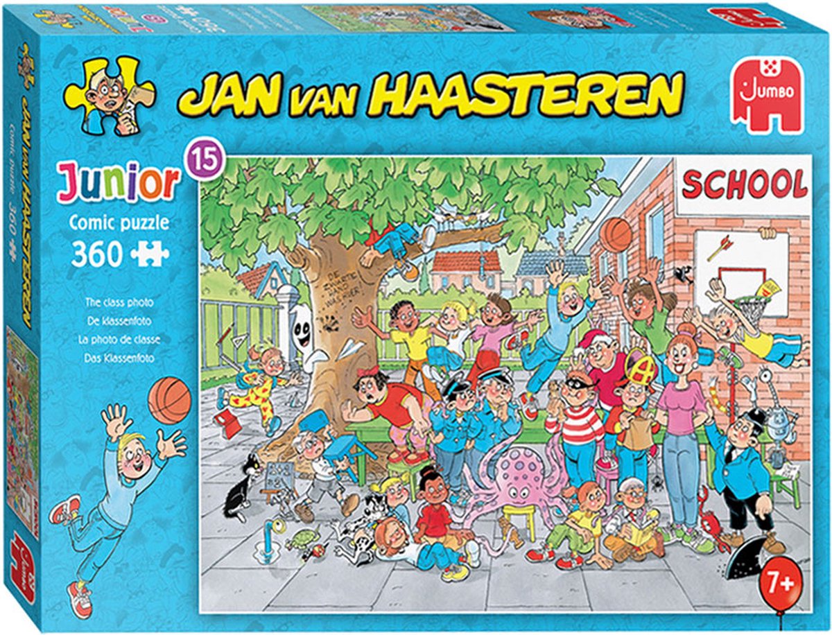 Jan van Haasteren - Junior 15 - De klassenfoto - 360 stukjes puzzel