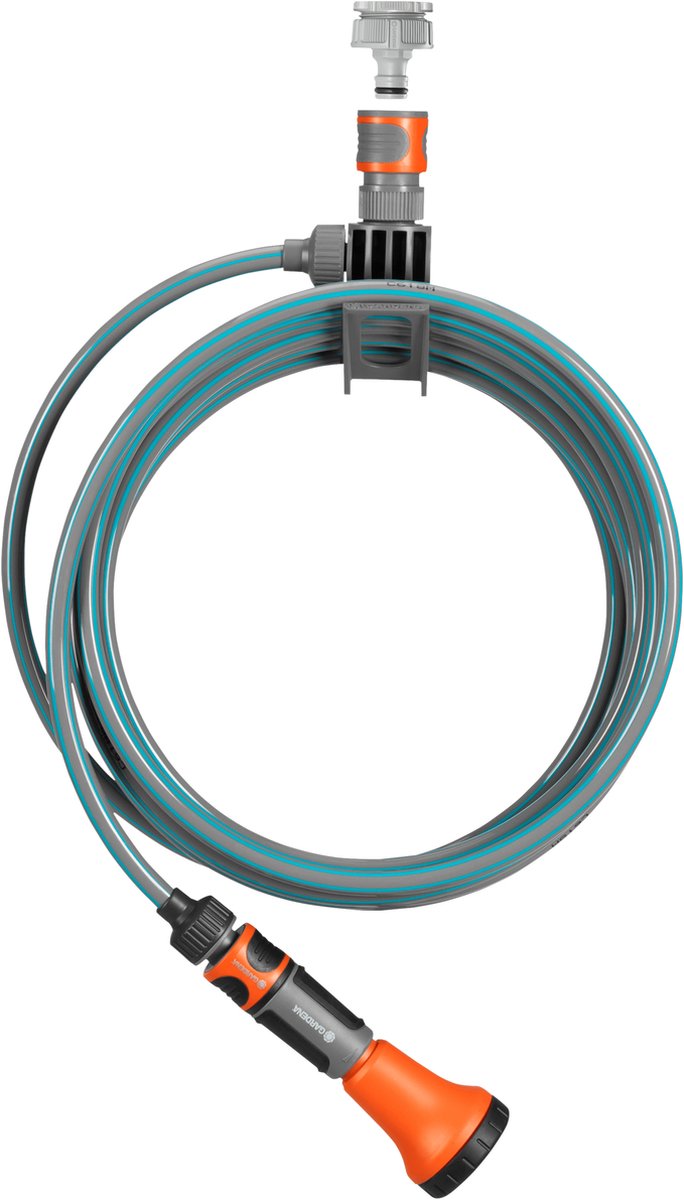 GARDENA 18411-20 Spiraal-tuinslang Grijs Oranje Turquoise 7.50 m 1 stuk(s)