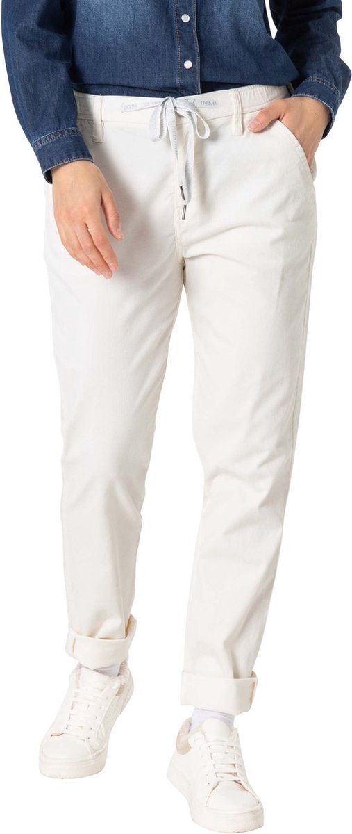 TIMEZONE Dames Chino Broek REGULAR RYLEIGHTZ 7/8 regular/straight Wit W 25 Volwassenen