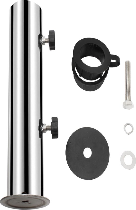 Osoltus Support Universel En Acier Inoxydable Pour Parasol En Granit 30/40 Kg - Tube De Rechange Stable