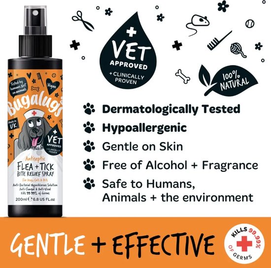 Bugalugs Antiseptic Flea & Tick Bite
