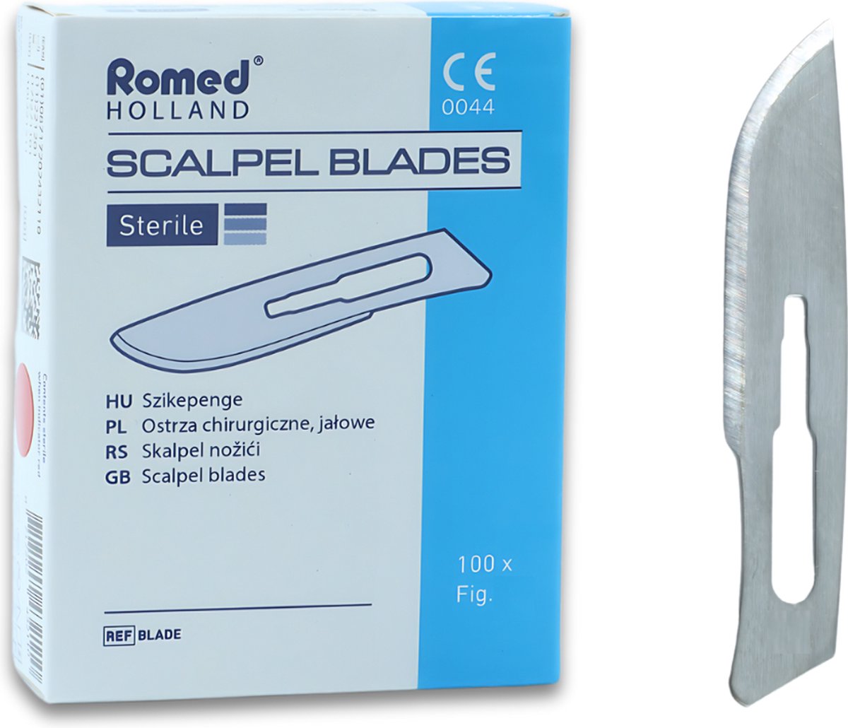 Goedkoopste Romed scalpelmesjes nr. 18 steriel Romed