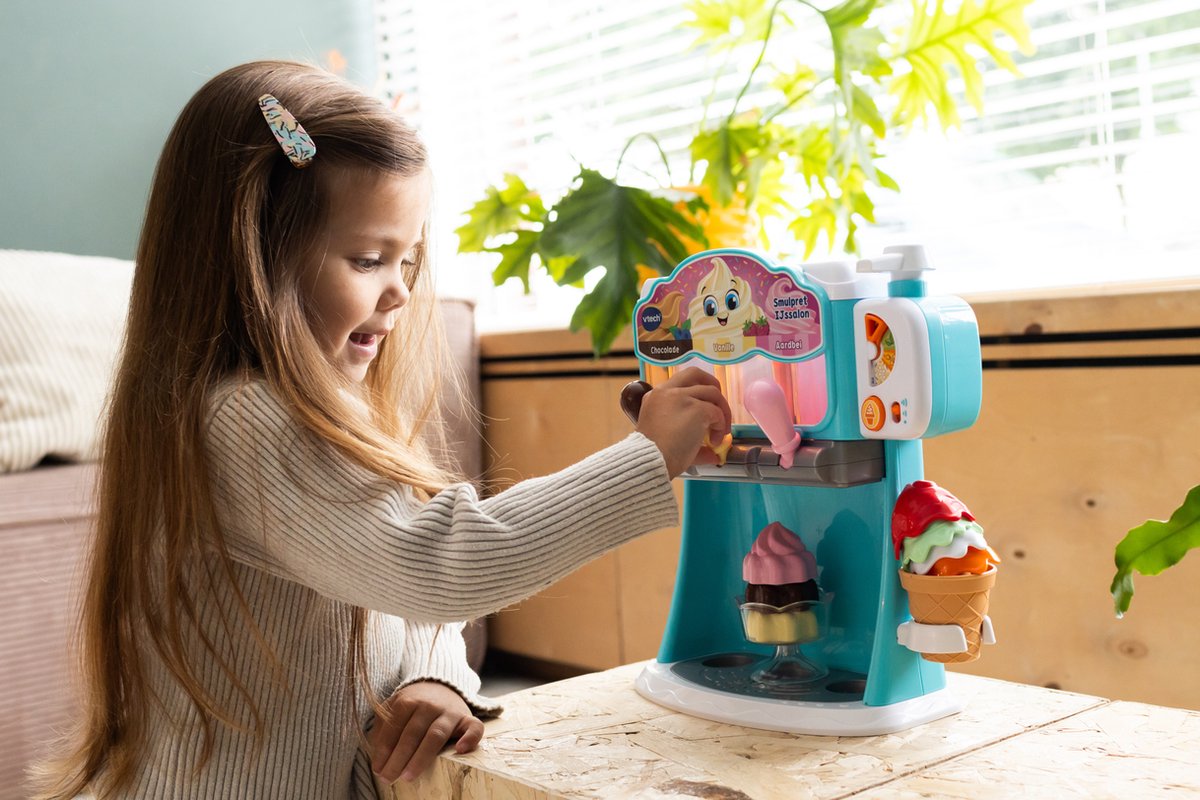VTech Smulpret Ijssalon - Educatief Speelgoed - Stimuleert Creativiteit - Speelgoed vanaf 2 Jaar — cadeau in Spellen & Speelgoed - foto 3