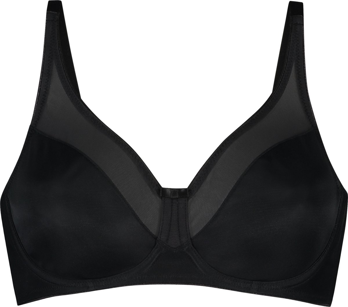 Hunkemöller Dames Lingerie Niet-voorgevormde minimizer beugel bh Nina - Zwart