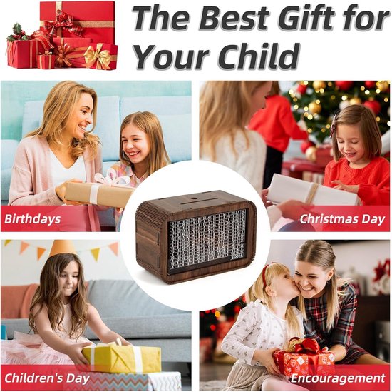 Budawi® Houten kist, trickbox van mangohout met truc om te openen, houten doos, geschenkdoos, gelddoos