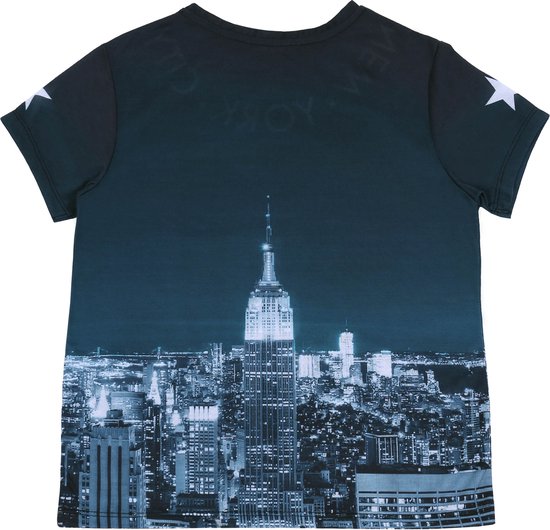 T-shirt Blauw NEW YORK