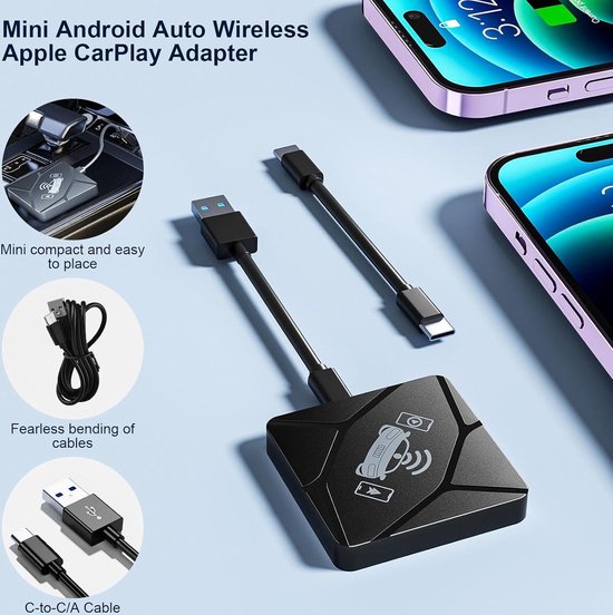 Android Auto Wireless Dongle Für Nissan Qashqai J10 2006-2016 1 16G Podofo Android 11 Autoradio Draadloze CarPlay Adapter Nissan Qashqai