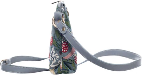 Sac bandoulière - Strawberry Thief Grey - Grijs - William Morris