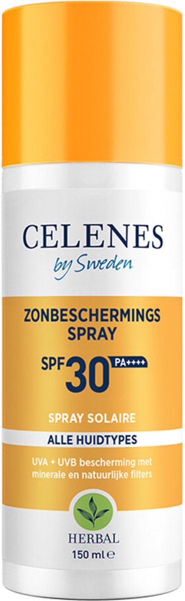 Goedkoopste Celenes by Sweden Organic Dry Touch Zonnebrand SPF30 - Zonnebescherming - Alle Huidtypen - 150ml