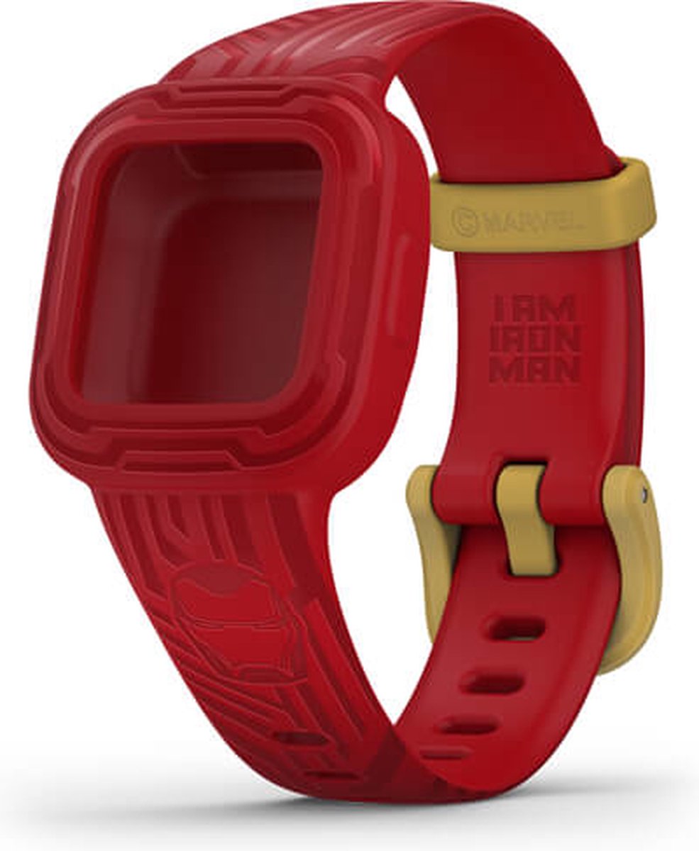 Garmin Vivofit jr. 3 Marvel Iron Man bandje Rood bol