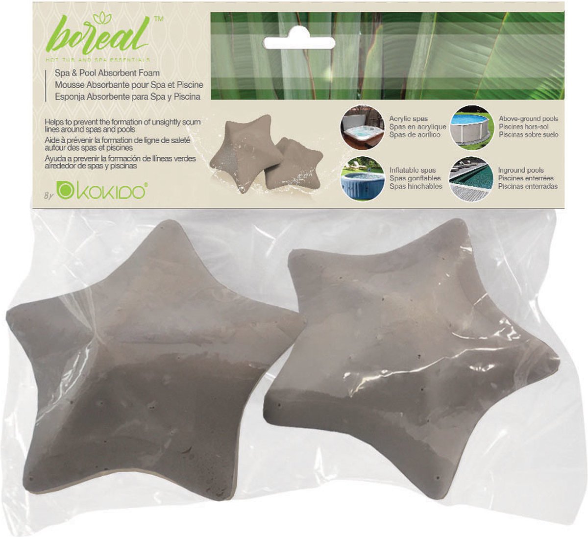 Kokido Absorberende zwembadsponzen | zeesterren